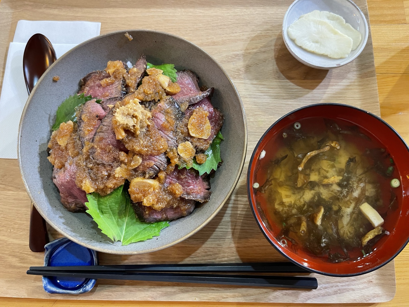 稚内のローストビーフ丼