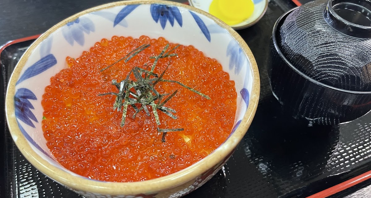 道の駅おびら鰊番屋のイクラ丼