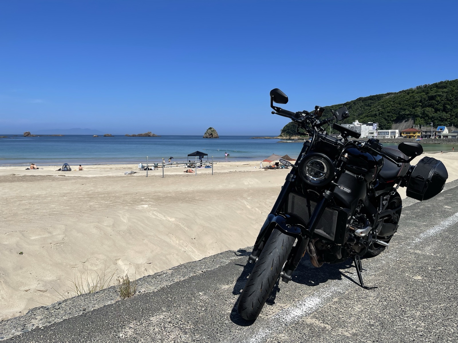 下田近くの海岸