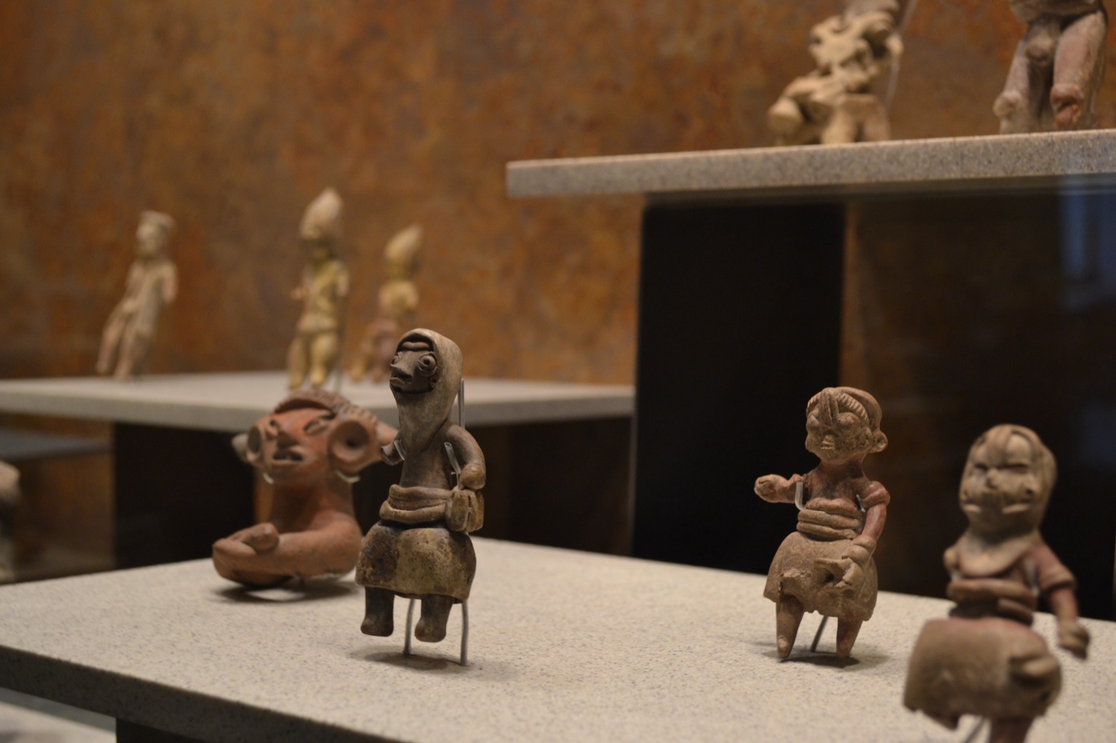 メソアメリカの土偶展示