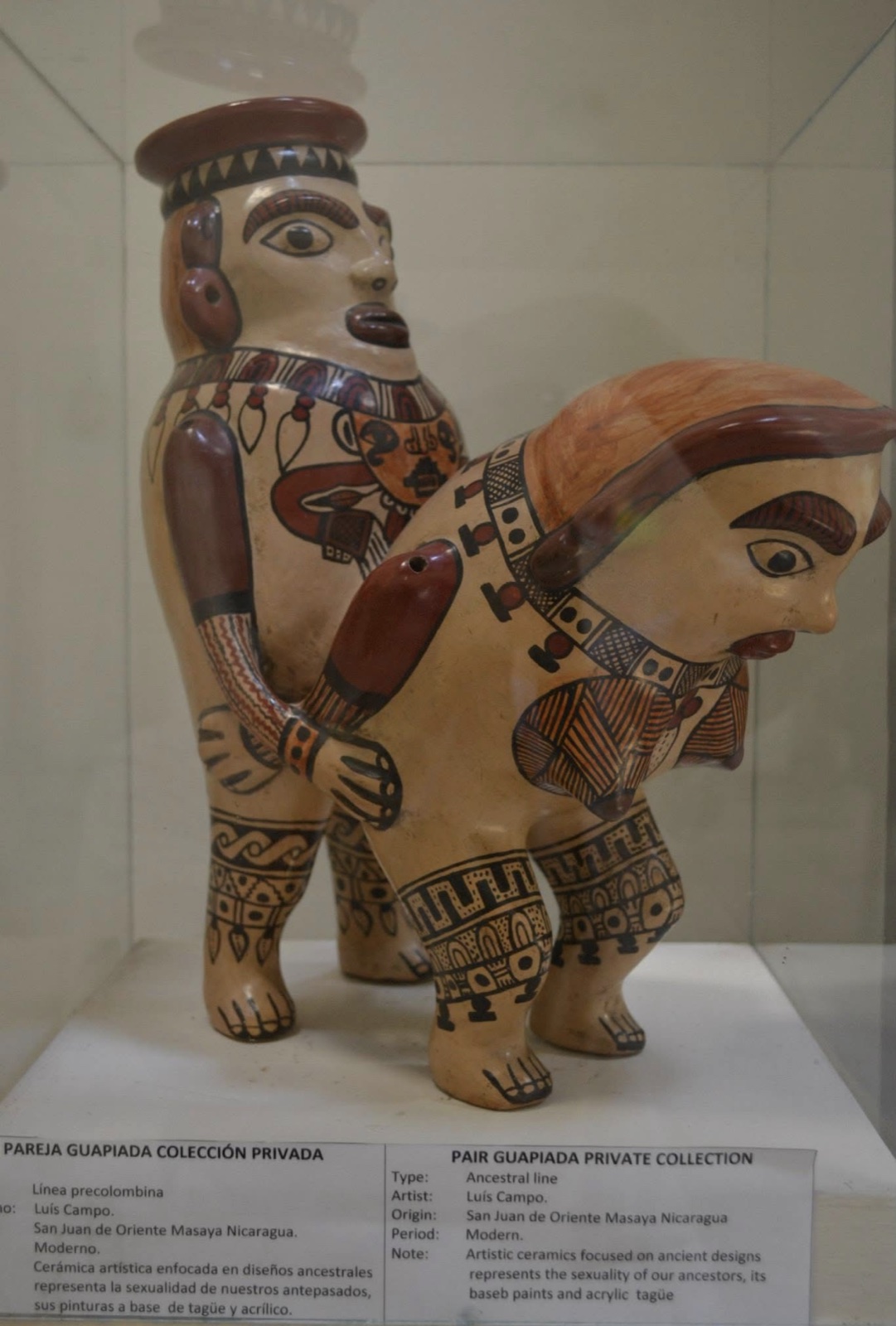 Pieza del museo de Ometepe — Pareja Guapiada